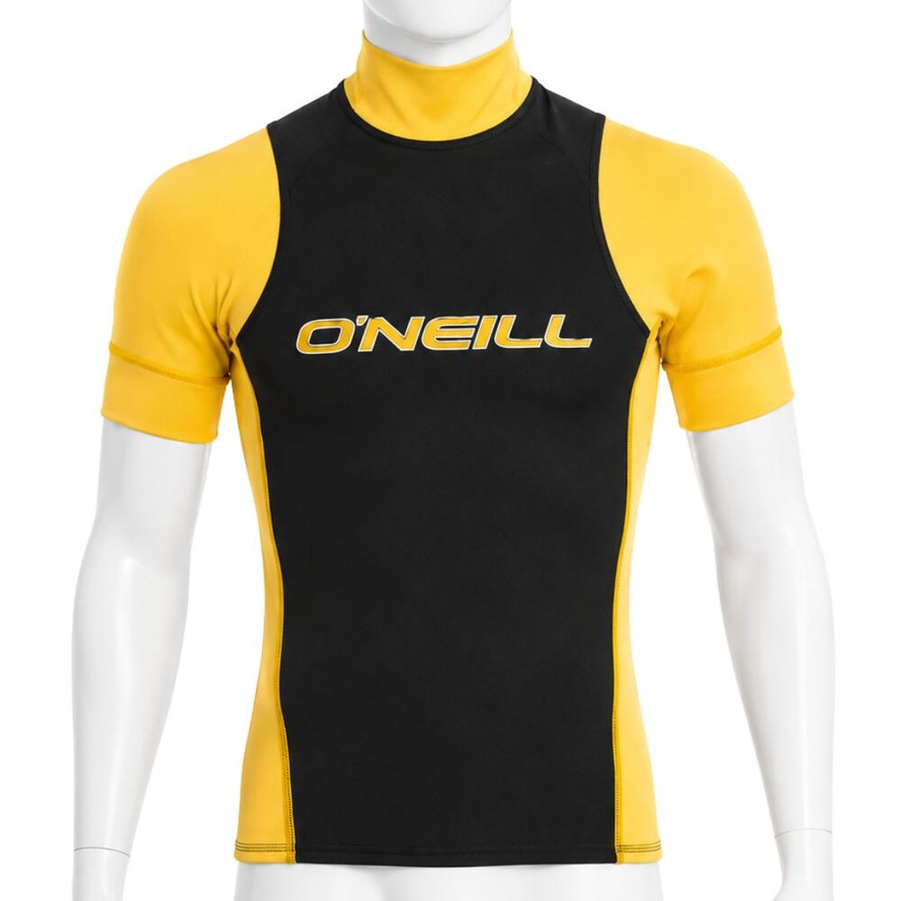 O'Neill Reactor II 2mm Springsuit Mens M Back Zip Wetsuit + Rash Guard Yellow - Picture 11 of 16